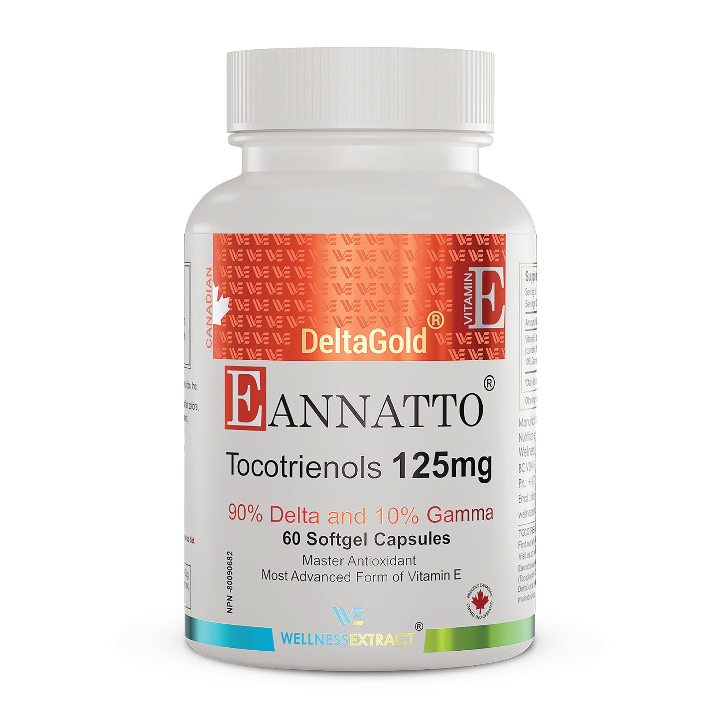 Eannatto DeltaGold Tocotriénols Vitamine E Supplément